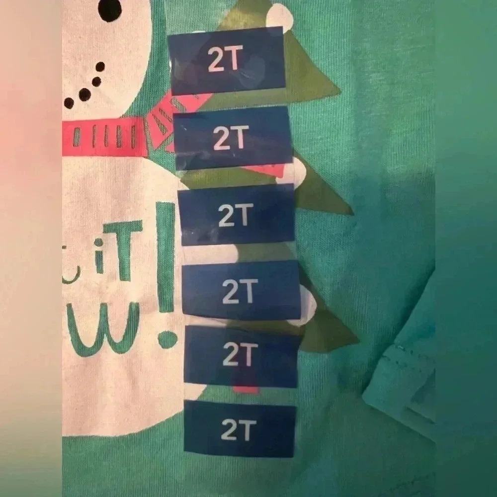ADTN | toddler girls holiday t-shirt. Size: 2T - Picture 3 of 12